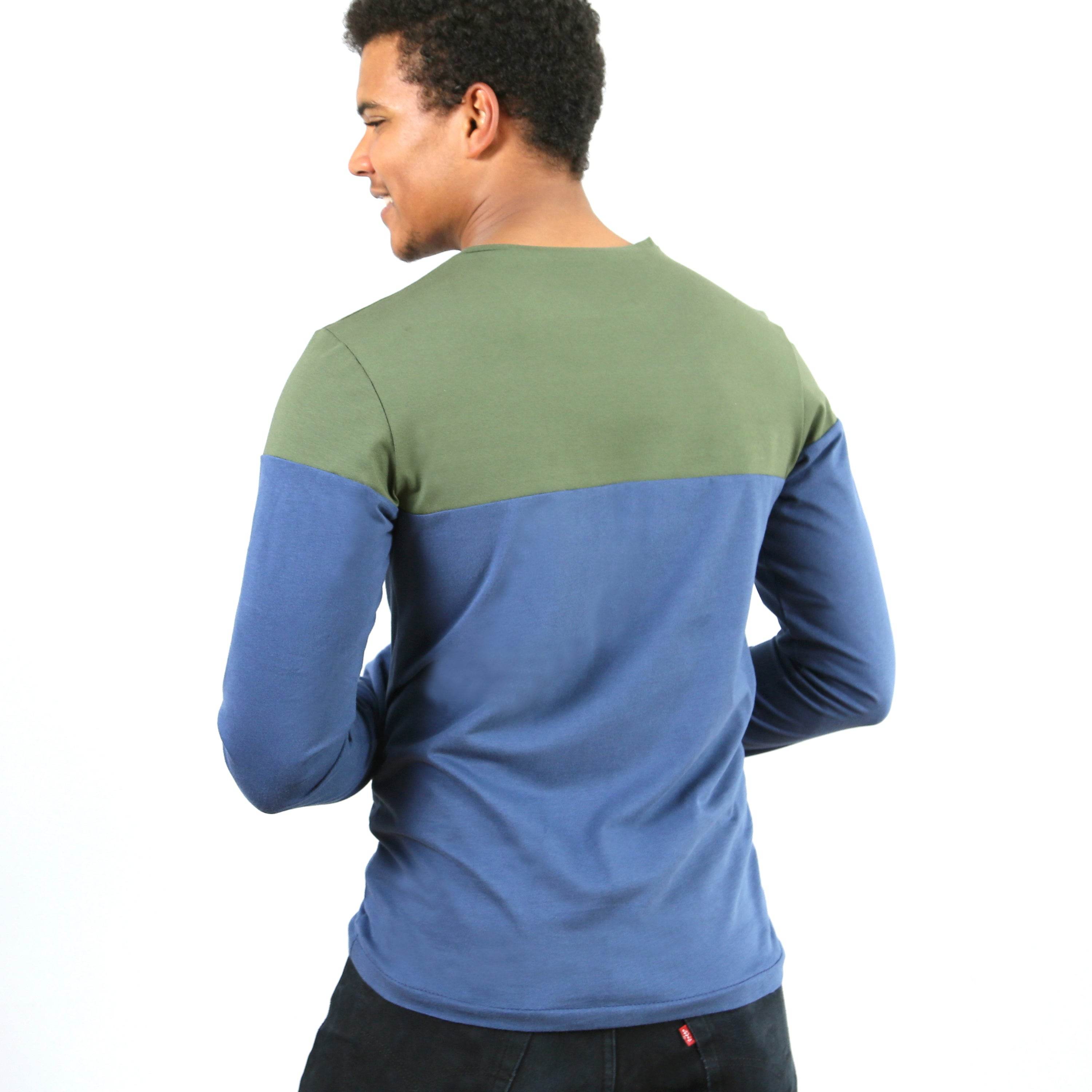 Langarmshirt HERR LEVI | Schnittmuster Gr. S-XXL - Sewando