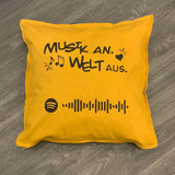 Musik an, Welt aus | SVG, DXF, PNG Plotterdatei, Laserdatei - Sewando