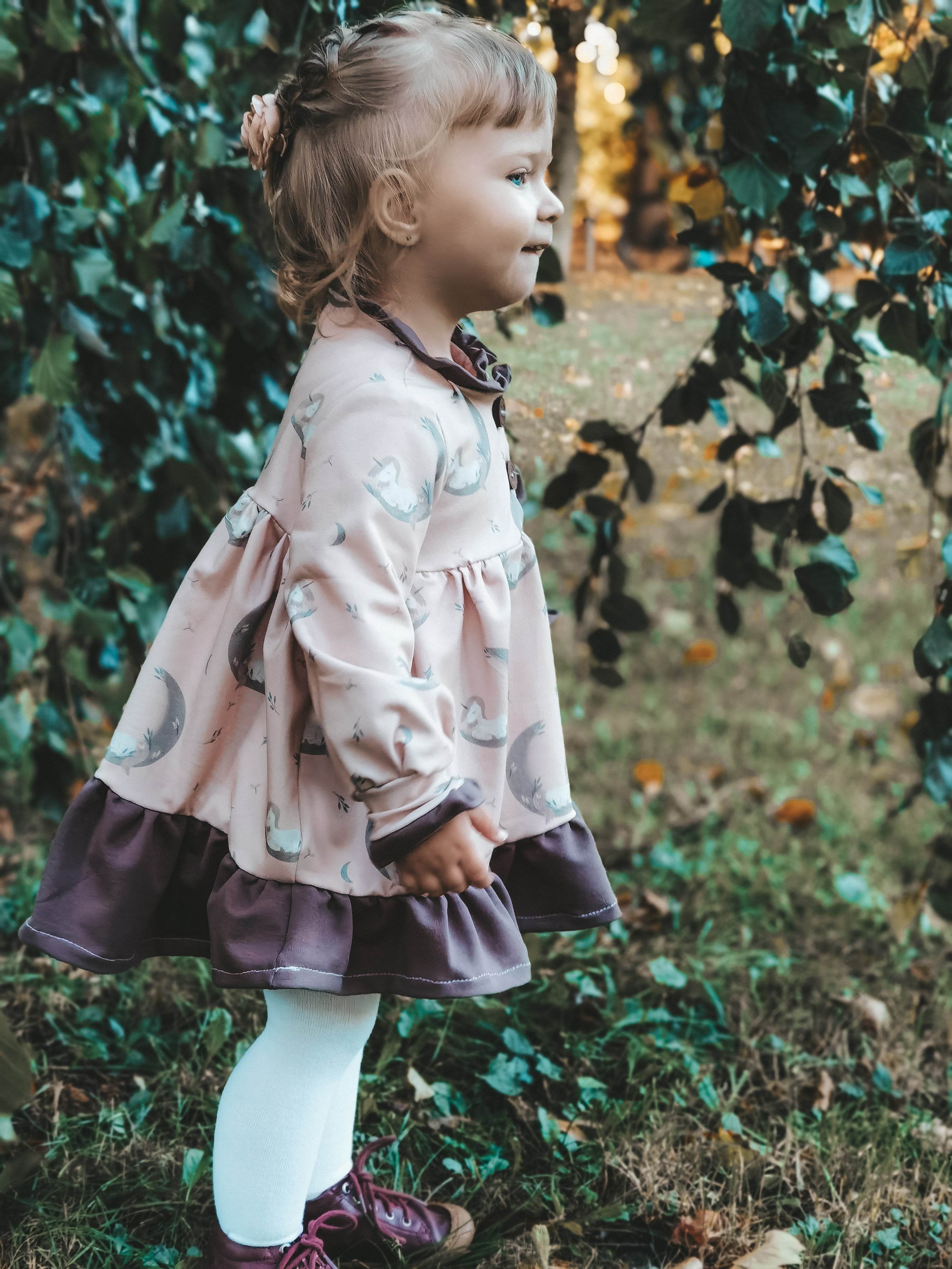 Schnittmuster Kleid Mia Größen 80-140, - Sewando