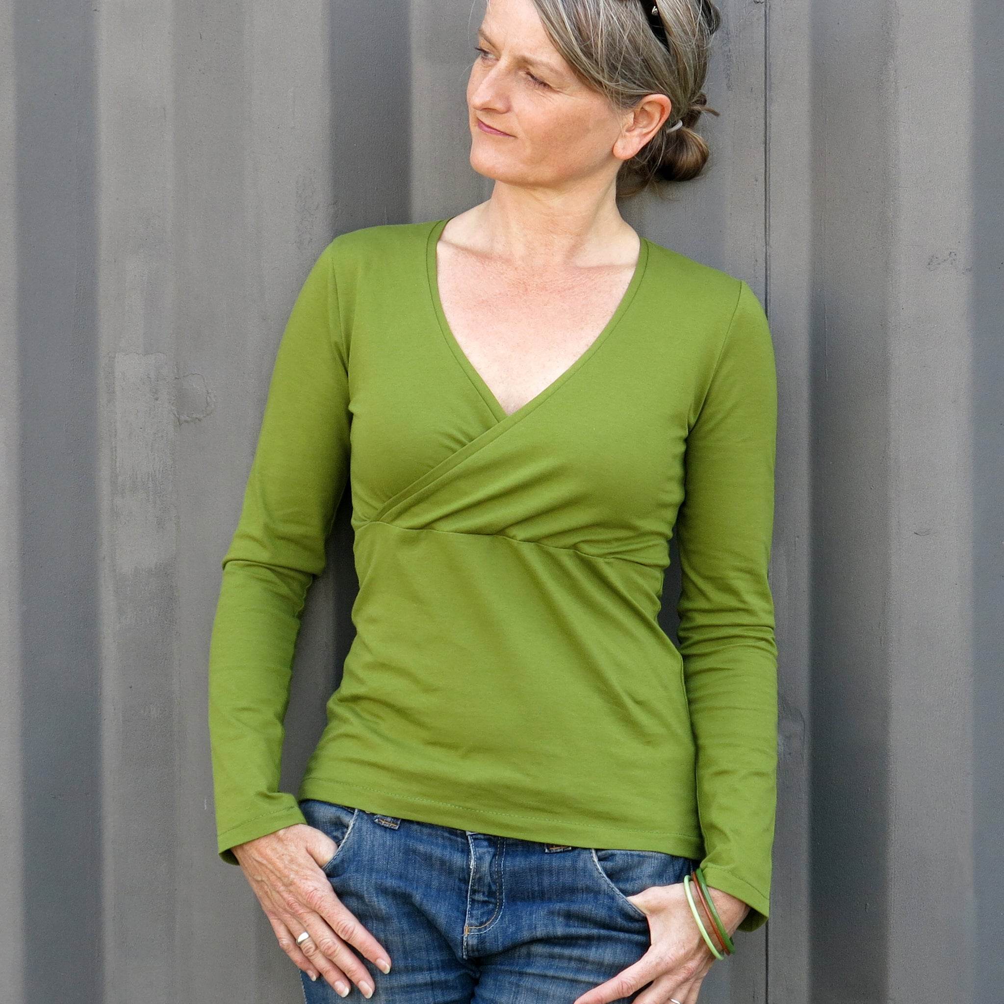 Langarmshirt FRAU LIESE | Schnittmuster XS-XXL : - Sewando