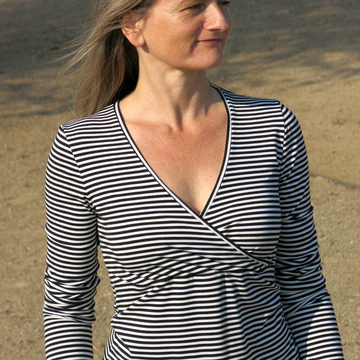 Langarmshirt FRAU LIESE | Schnittmuster XS-XXL : - Sewando