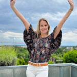 Nähanleitung SUNNY - Sommertop - Minimal-Waste-Schnittmuster - Gr. 34-44 : - Sewando