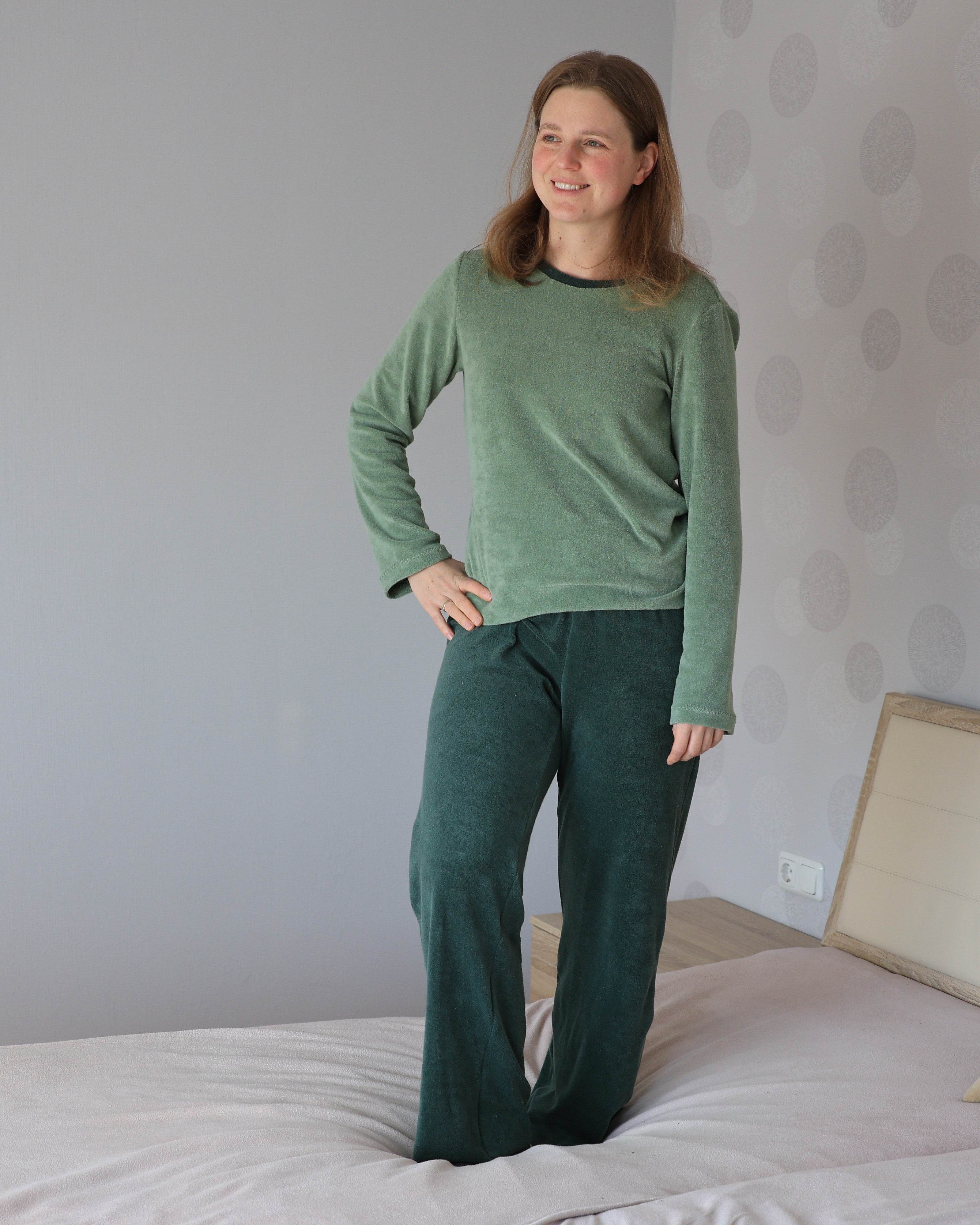 Schnittmuster Hose CLARA - Schlafanzughose / Loungehose | Gr. 34-48 (PDF) - Sewando