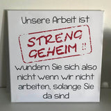 Streng geheim! | SVG, DXF, PNG Plotterdatei, Laserdatei - Sewando
