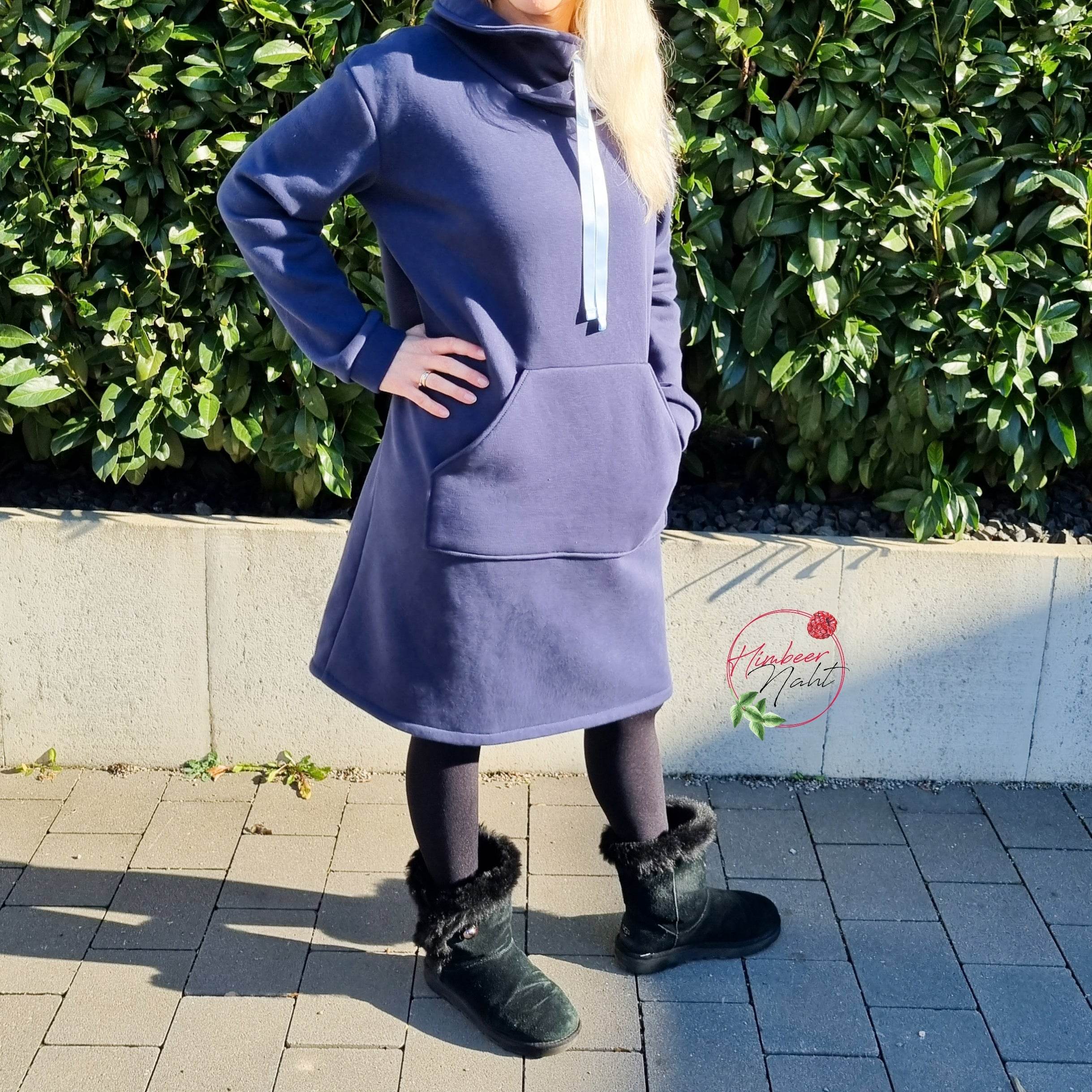 Schnittmuster Sweatkleid Elli Gr. XS-XL - Sewando