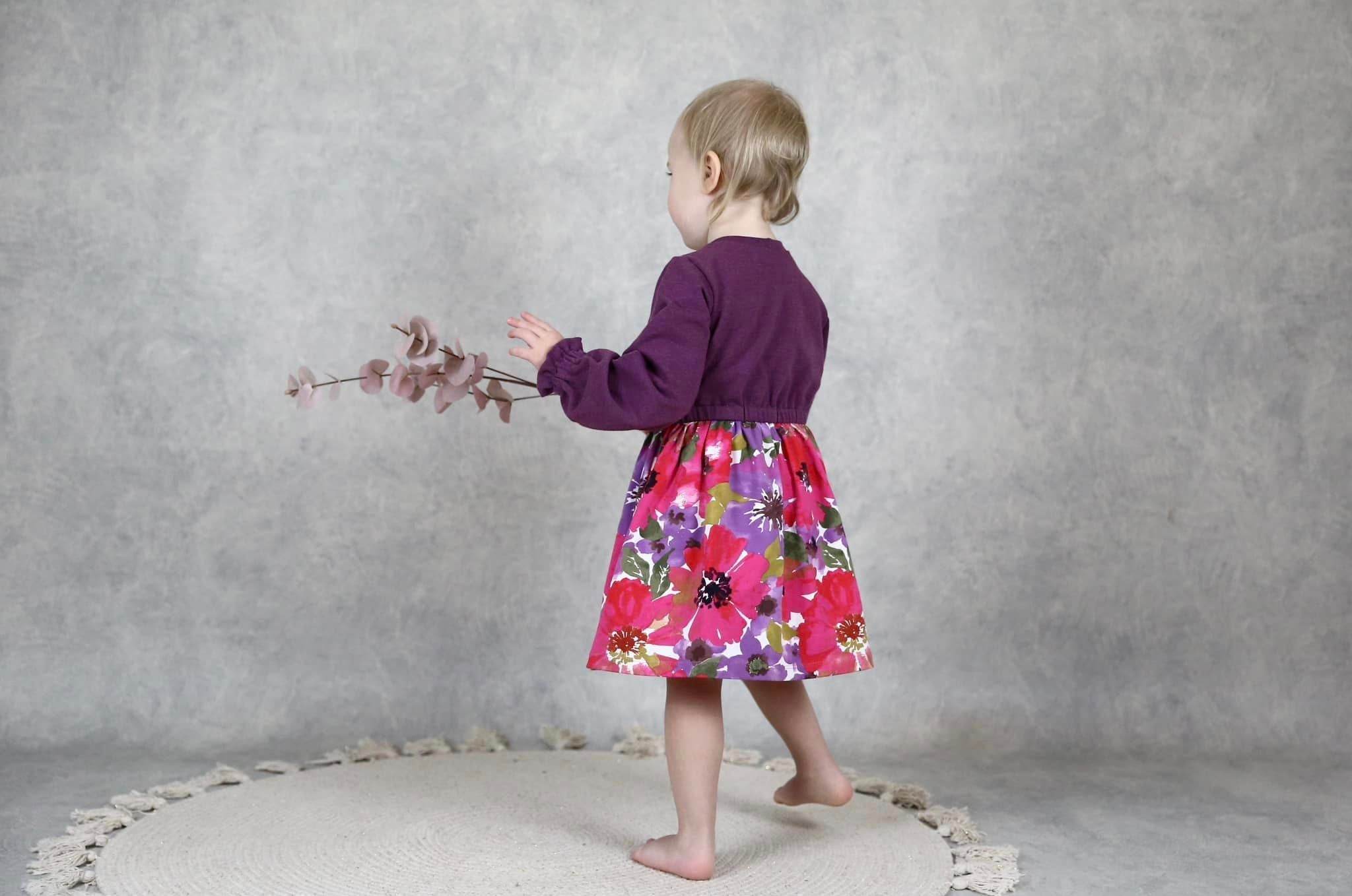 Schnittmuster Wildblume – Oberteil, Tunika oder Kleid | PDF-Download | Größen 86-134 - Sewando