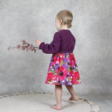 Schnittmuster Wildblume – Oberteil, Tunika oder Kleid | PDF-Download | Größen 86-134 - Sewando