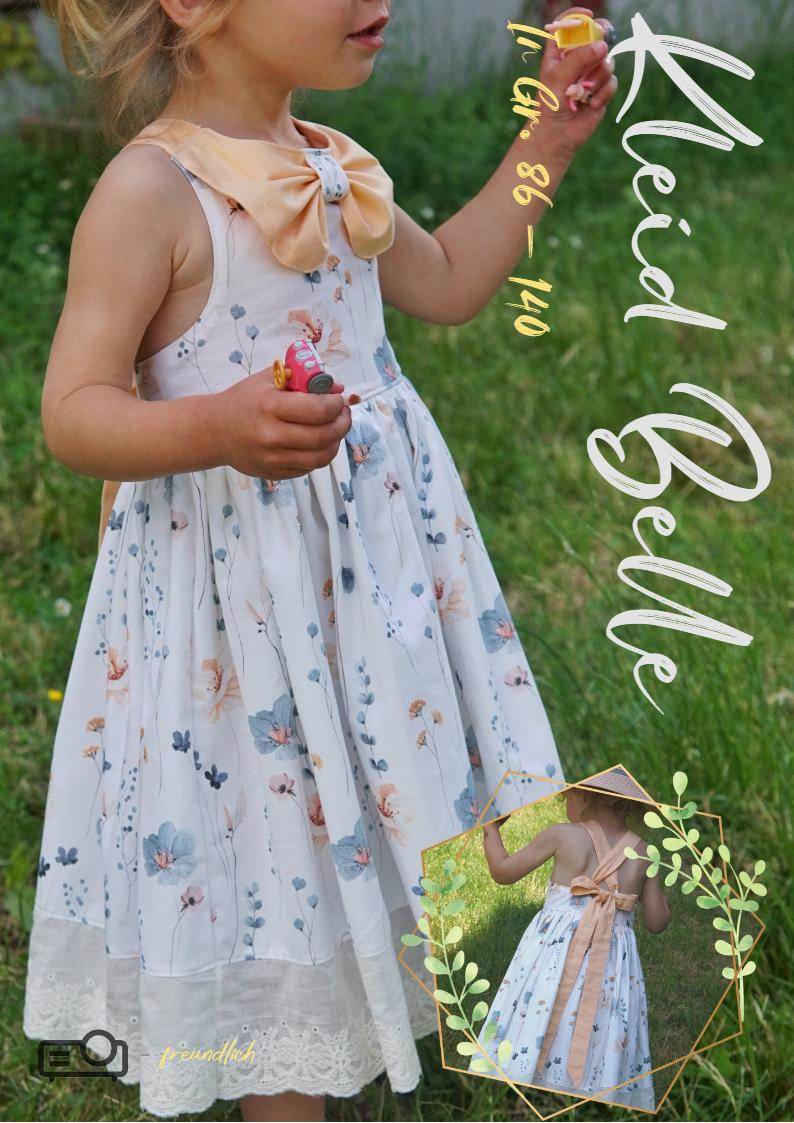 Schnittmuster Kleid Belle Gr. 86-140 - Sewando