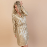 Schnittmuster Kleid ELISA - mit V-Ausschnitt, Wickeloptik und Ärmelvarianten | Gr. 34-48 (PDF) - Sewando
