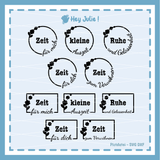 Plotter- und Laserdatei Kleine Auszeit - Sewando