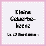 Kleine Gewerbelizenz (20 Stück) für eine Datei von Hey Julie! - Sewando