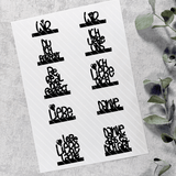 Lovespell "Be real, not perfekt" Plotterdatei, Laserdatei