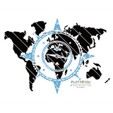 Kompass und Erde | SVG, DXF, PNG Plotterdatei, Laserdatei - Sewando