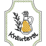 Stickdatei - Olivenöl - Schilder - Sewando