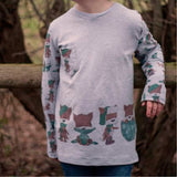 SHIRT "LASSE" - KIDS | Nähanleitung und Schnittmuster | 3 Weiten Gr. 110-164