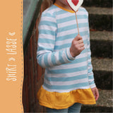 SHIRT "LASSE" - KIDS | Nähanleitung und Schnittmuster | 3 Weiten Gr. 110-164