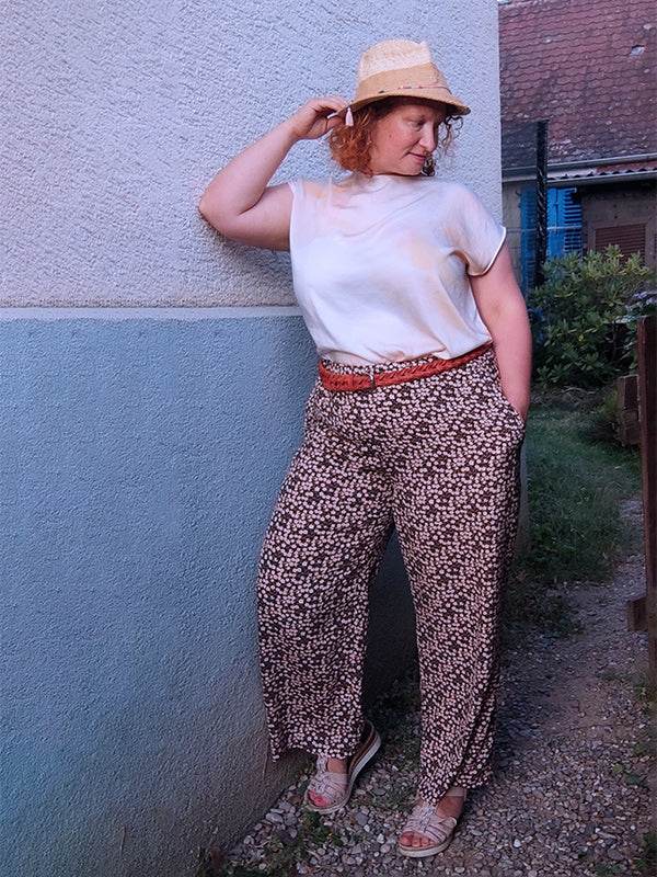 Schnittmuster LEANDRINE - lockere Sommerhose Gr. 34-54 - Sewando
