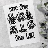 Lovespell "Be real, not perfekt" Plotterdatei, Laserdatei