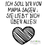 Liebesgeständniss an Papa | SVG, DXF, PNG Plotterdatei, Laserdatei - Sewando