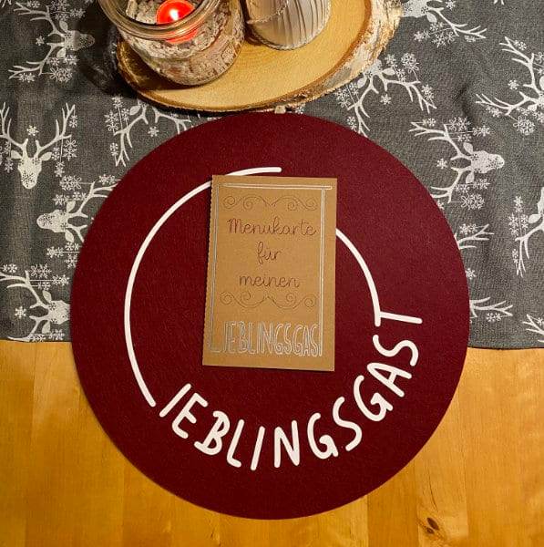 Lieblingsgast | SVG, DXF, PNG Plotterdatei, Laserdatei - Sewando