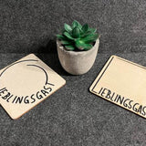 Lieblingsgast | SVG, DXF, PNG Plotterdatei, Laserdatei - Sewando