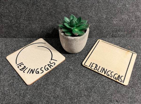 Lieblingsgast | SVG, DXF, PNG Plotterdatei, Laserdatei - Sewando