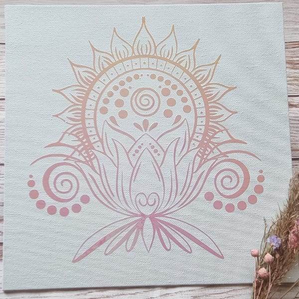 Lotusblume | SVG, DXF & PNG Plotterdatei, Laserdatei - Sewando