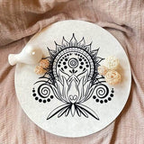 Lotusblume | SVG, DXF & PNG Plotterdatei, Laserdatei - Sewando