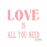 Love is all you need | SVG, DXF, PNG Plotterdatei, Laserdatei - Sewando