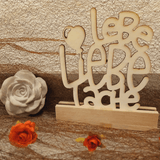 Lovespell "Be real, not perfekt" Plotterdatei, Laserdatei