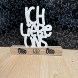 Lovespell "Be real, not perfekt" Plotterdatei, Laserdatei