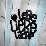 Lovespell "Be real, not perfekt" Plotterdatei, Laserdatei