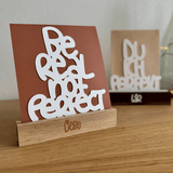 Lovespell "Be real, not perfekt" Plotterdatei, Laserdatei