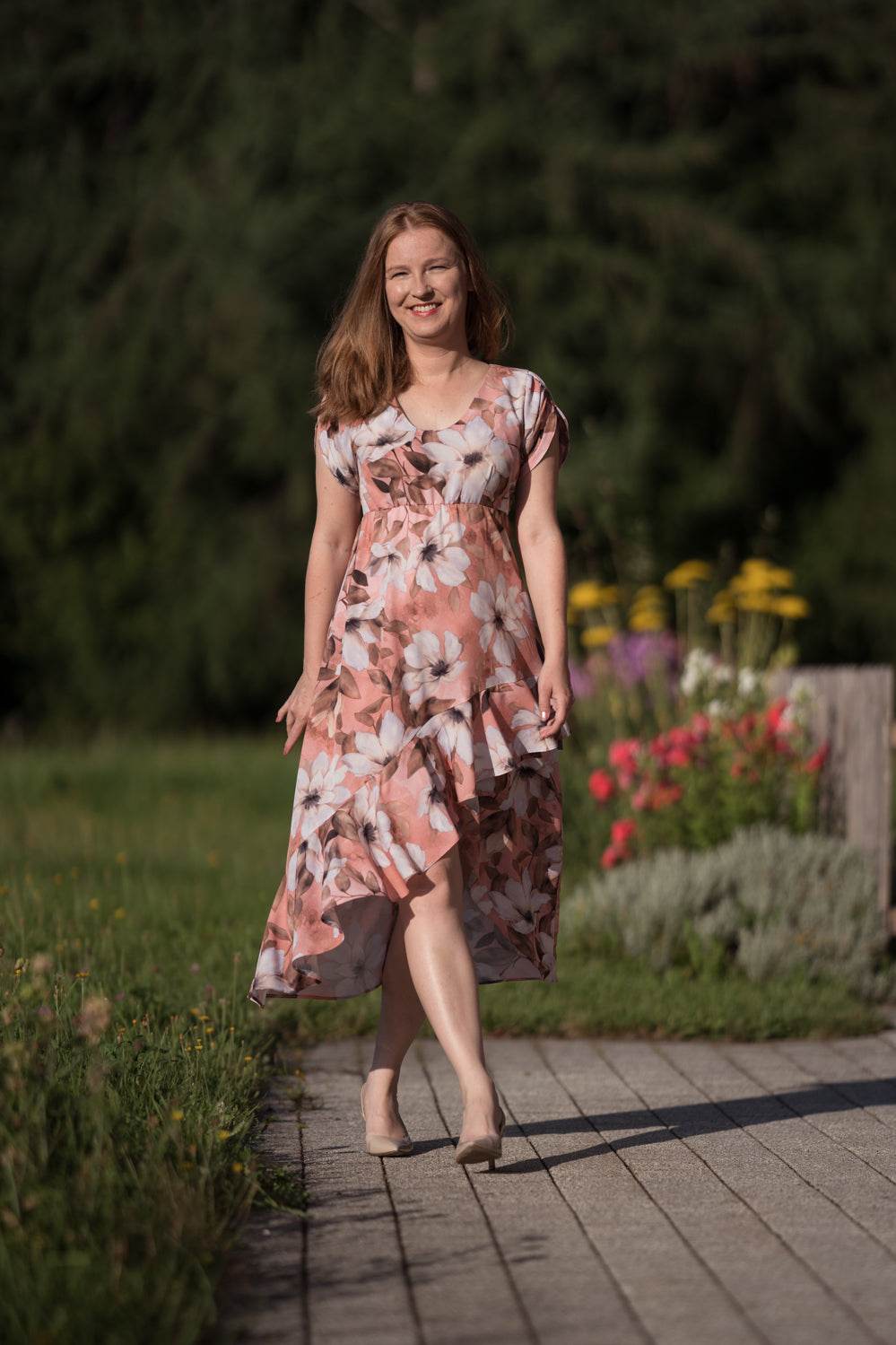 Schnittmuster LYANA - Kleid mit oder ohne Volant Gr. 34-54 - Sewando
