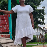 Schnittmuster LYANA - Kleid mit oder ohne Volant Gr. 34-54 - Sewando