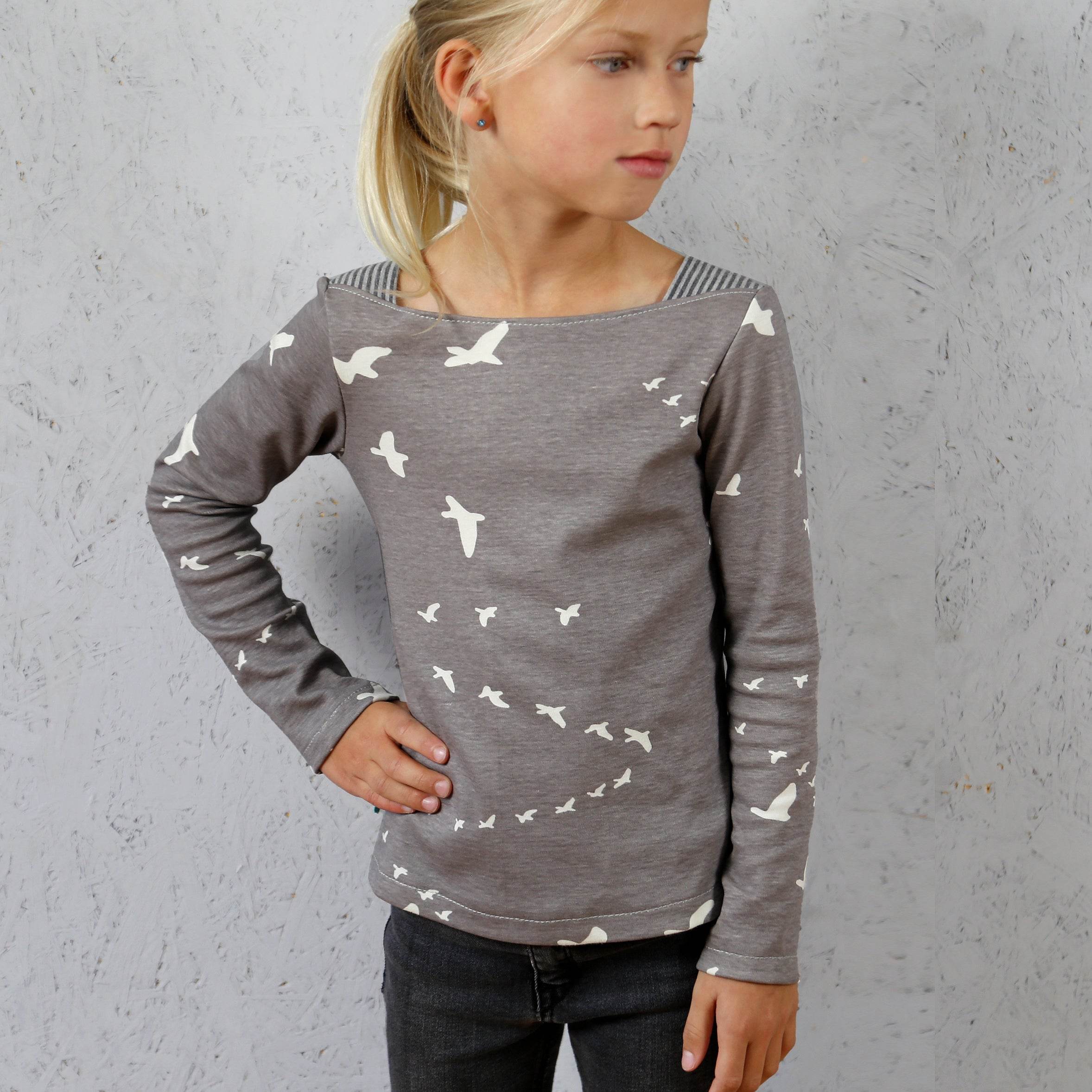 Shirt MARLENE | Schnittmuster Gr. 98-152 - Sewando