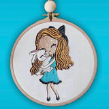 Mädchen Stickdatei – Freundschaft für deine Stickmaschine - Sewando