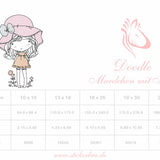 Mädchen mit Hut Stickdatei – ein Hauch von Sommer für deine Stickmaschine - Sewando