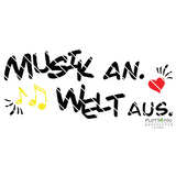 Musik an, Welt aus | SVG, DXF, PNG Plotterdatei, Laserdatei - Sewando