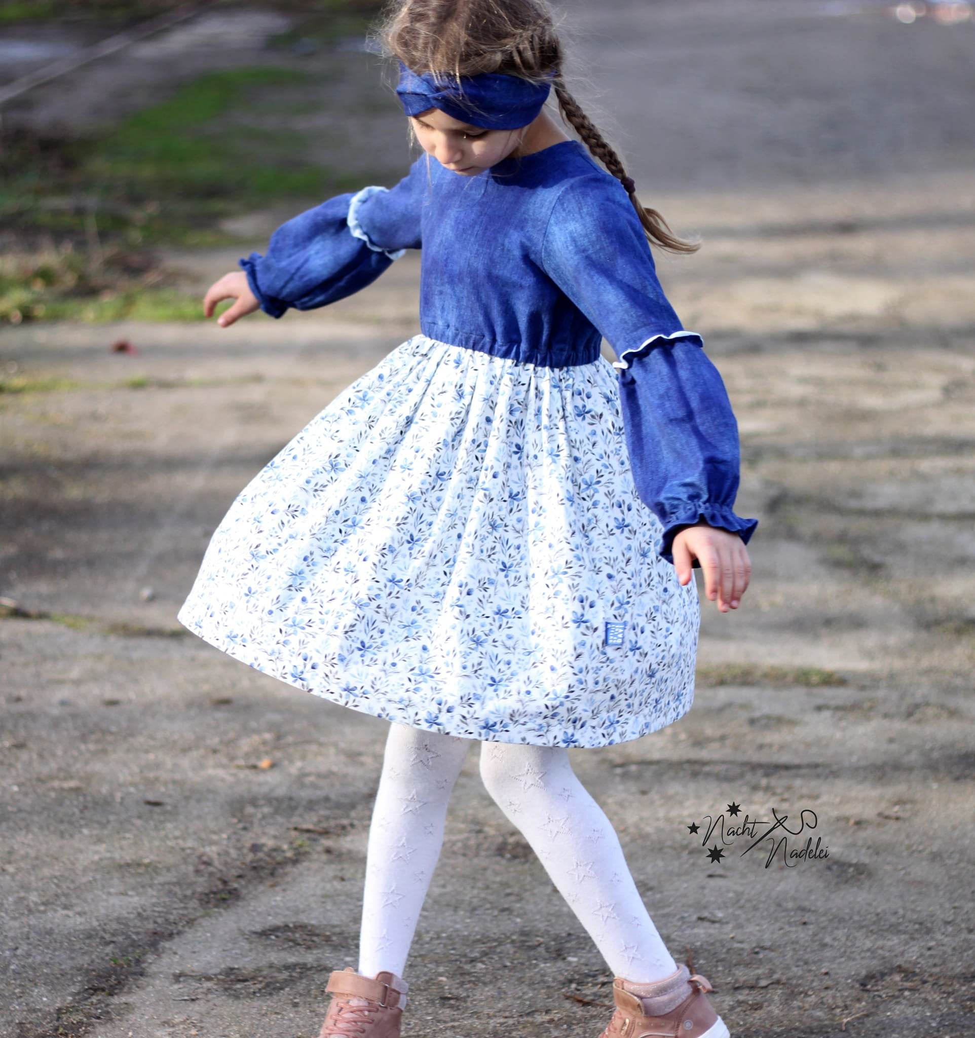 Schnittmuster Wildblume – Oberteil, Tunika oder Kleid | PDF-Download | Größen 86-134 - Sewando