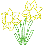 Stickdatei - Serviettenringe Ostern (2 Verschluß-Möglichkeiten / 16 Motive) - Sewando