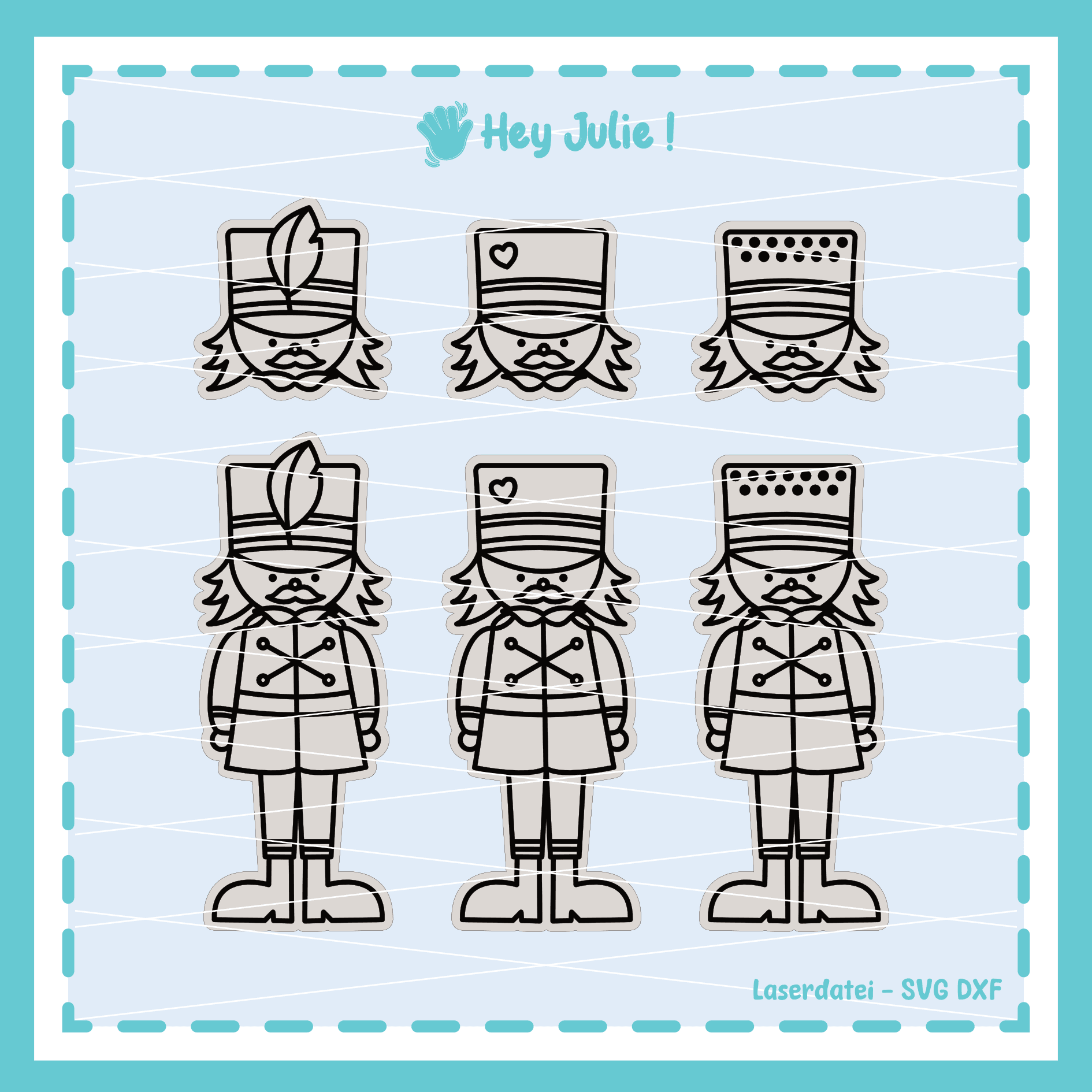 Laserdatei Nussknacker - Sewando