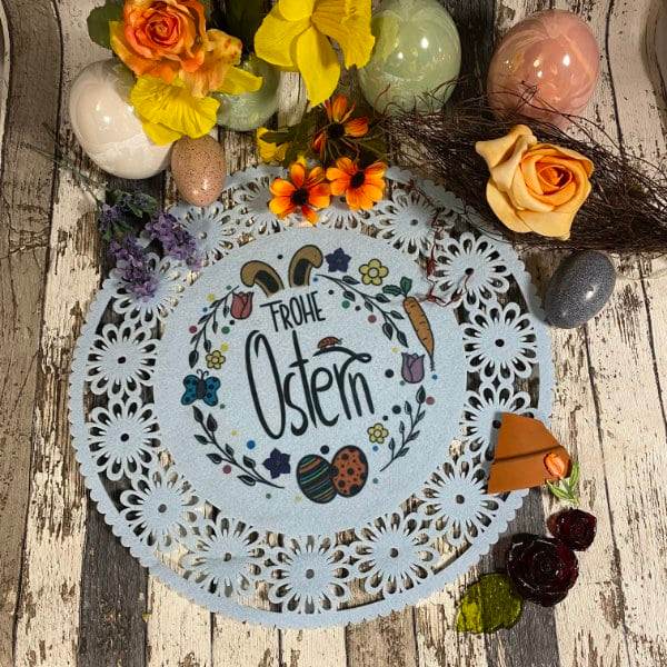 Osterkranz | SVG, DXF, PNG Plotterdatei, Laserdatei - Sewando