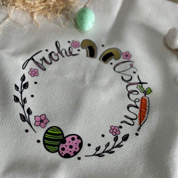 Osterkranz | SVG, DXF, PNG Plotterdatei, Laserdatei - Sewando