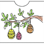 Stickdatei - Mini Ritter Ostern - Single Line - Sewando