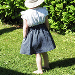 Kids Ava Skirt Ladies sizes 34 - 52 and Kids sizes 74/80 - 158/164 sewing pattern and instructions - Sewando