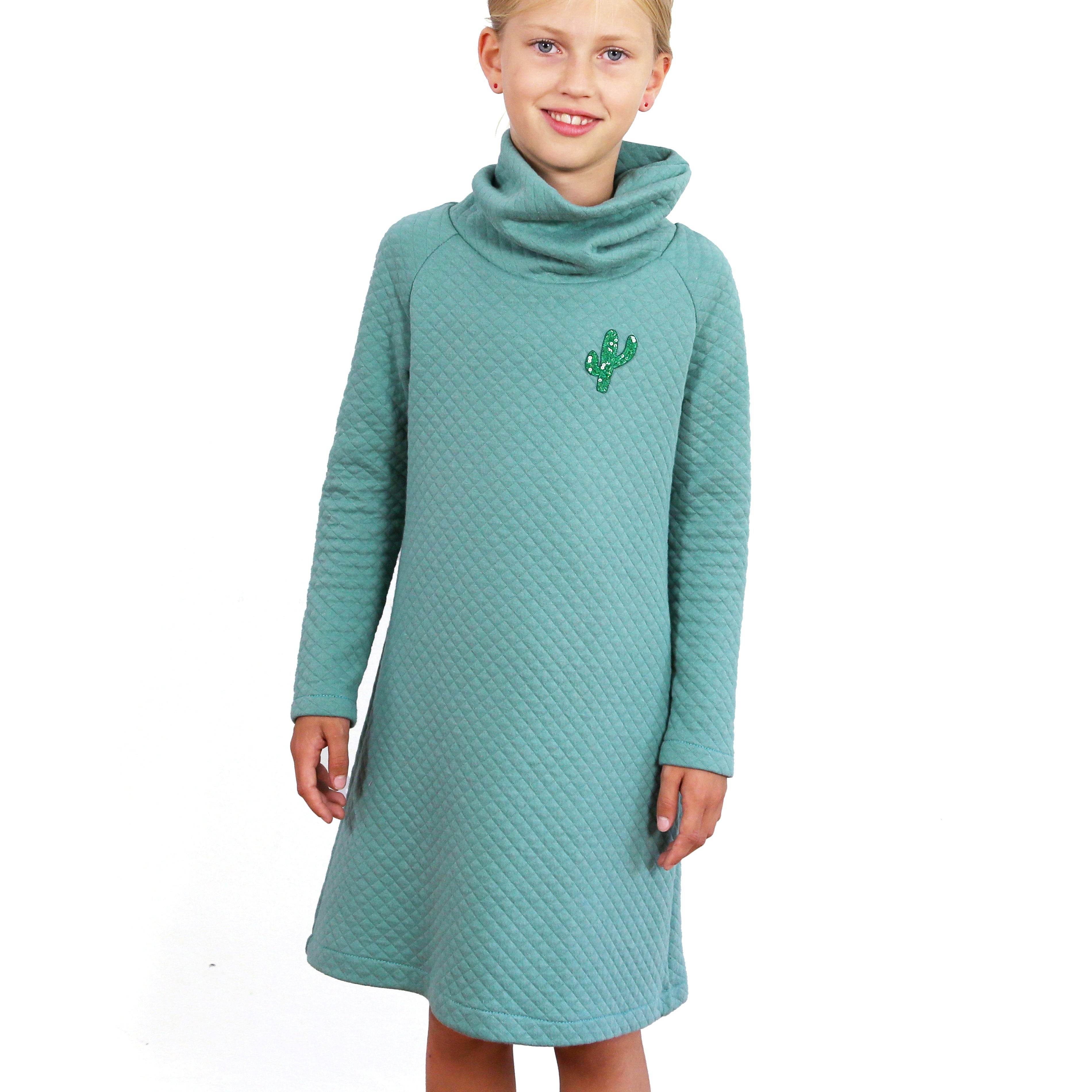 Rollkragenkleid POLLY | Schnittmuster Gr. 98-152 - Sewando