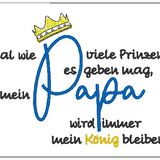 Stickdatei - Set "Schokoladenhüllen in div. Größen" zum Vatertag / Geburtstag
