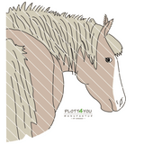 Pferd | SVG,DXF,PNG Plotterdatei, Laserdatei - Sewando