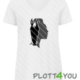 Pferdefrau | SVG, DXF, PNG Plotterdatei, Laserdatei - Sewando